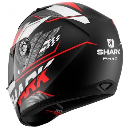 Cască Moto Integrală SHARK RIDILL 1.2 PHAZ MAT · Negru / Roșu / Alb  - 6