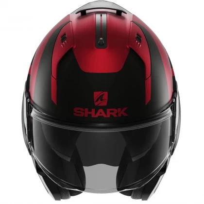 Cască Moto Modulară SHARK EVO ES KEDJE MAT · Negru / Roșu  - 4