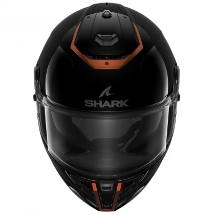 Cască Moto Integrală SHARK SPARTAN RS BLANK SP · Negru / Maro  - 1