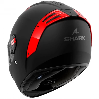 Cască Moto Integrală SHARK SPARTAN RS BLANK MAT SP · Negru / Roșu  - 2