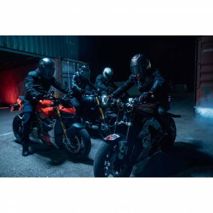 Cască Moto Integrală SHARK SPARTAN RS BLANK MAT SP · Negru / Roșu  - 5