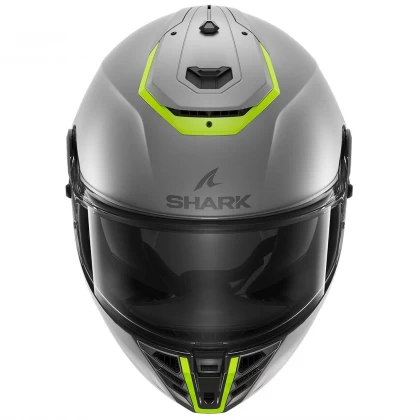 Cască Moto Integrală SHARK SPARTAN RS BLANK MAT SP · Gri / Negru / Galben-Fluo  - 1