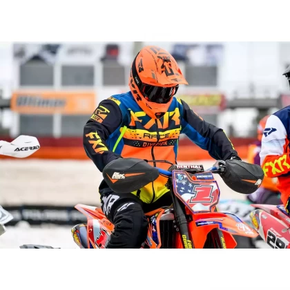 Cască Enduro - Cross - Snowmobil FXR RACING BLADE RACE DIV · Negru Mat  - 7