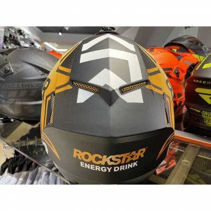 Cască Enduro - Cross - Snowmobil FXR RACING CLUTCH ROCKSTAR · Negru / Auriu / Alb  - 5