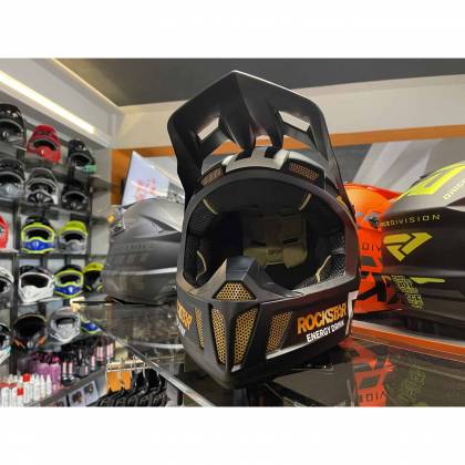 Cască Enduro - Cross - Snowmobil FXR RACING CLUTCH ROCKSTAR · Negru / Auriu / Alb  - 7