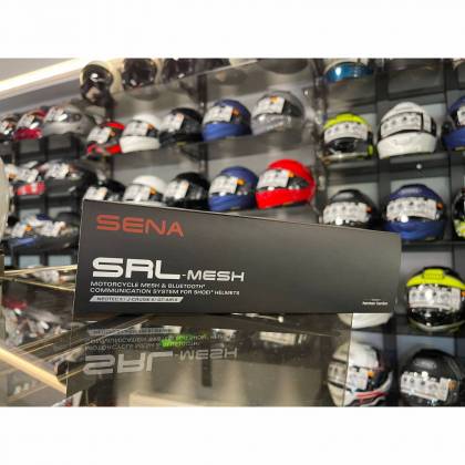 Sistem de Comunicare SENA SRL MESH Intercom și Interfon Bluetooth cu 4 Căi pentru Shoei Neotec 2, GT-Air 2, J-Cruise 2  - 4