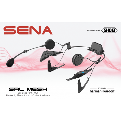 Sistem de Comunicare SENA SRL MESH Intercom și Interfon Bluetooth cu 4 Căi pentru Shoei Neotec 2, GT-Air 2, J-Cruise 2  - 12
