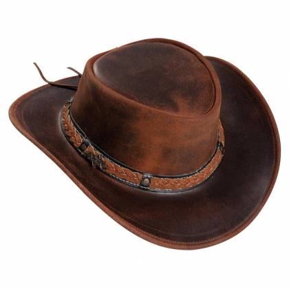Pălărie Cowboy din Piele WILD WEST BUTCH 