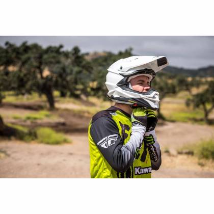 Cască Enduro Off-Road SHOEI VFX-WR Pinnacle TC-2 · Alb / Negru / Albastru  - 10