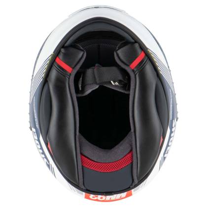 Cască Moto Integrală SHOEI NXR2 MM93 Collection Retro TC-10 · Alb / Albastru / Roșu  - 8