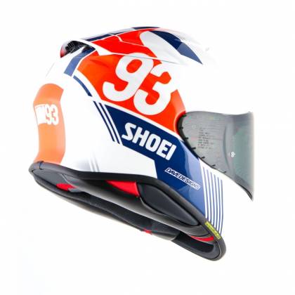 Cască Moto Integrală SHOEI NXR2 MM93 Collection Retro TC-10 · Alb / Albastru / Roșu  - 9