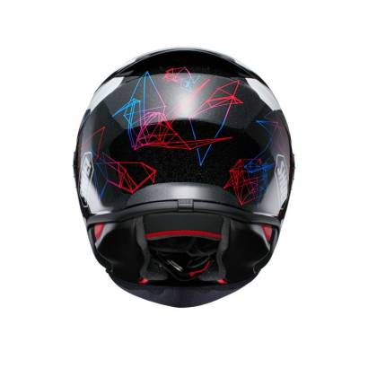 Cască Moto Integrală SHOEI NXR2 Origami TC-5 · Alb / Negru  - 5