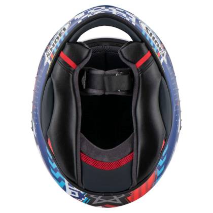 Cască Moto Integrală SHOEI NXR2 Diggia TC-10 · Albastru / Alb / Roșu  - 6