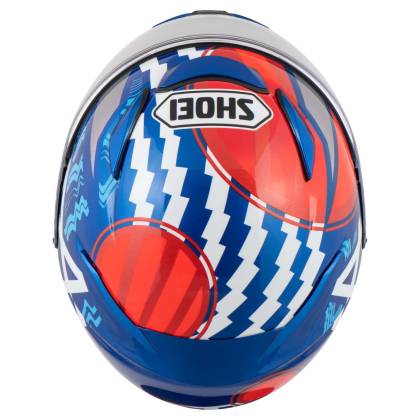 Cască Moto Integrală SHOEI NXR2 Diggia TC-10 · Albastru / Alb / Roșu  - 4