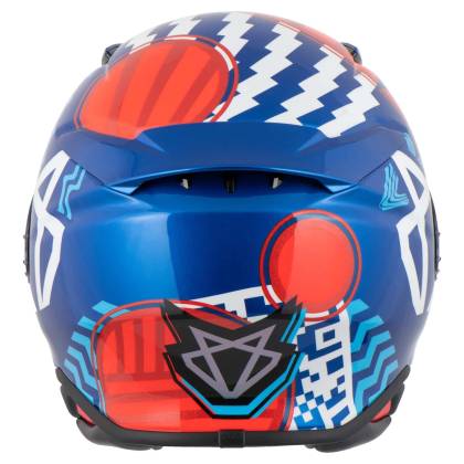 Cască Moto Integrală SHOEI NXR2 Diggia TC-10 · Albastru / Alb / Roșu  - 5