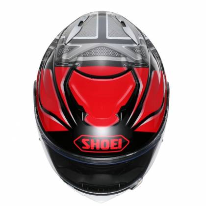 Cască Moto Integrală SHOEI GT-AIR II Notch TC-1 · Negru / Roșu / Gri  - 5