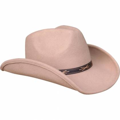 Pălărie Cowboy din Lână WILD WEST HUT43310 · Bej  - 0