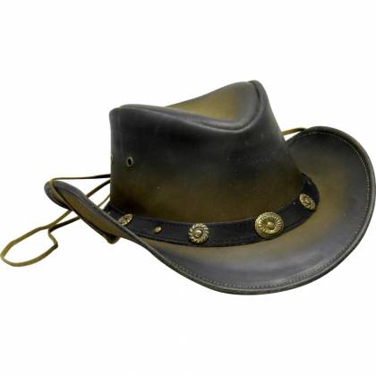 Pălărie Cowboy din Piele Naturală WILD WEST LH22990 