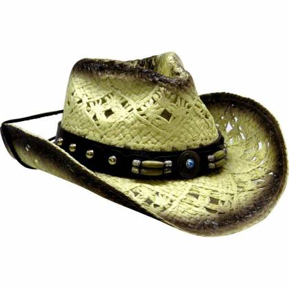 Pălărie Cowboy din Paie WILD WEST SH24435 