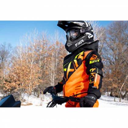 Cască Enduro - Cross Copii FXR RACING LEGION · Alb / Albastru / Roșu  - 7