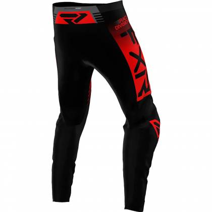 Pantaloni Enduro FXR RACING CLUTCH PRO MX · Negru / Roșu / Gri  - 1