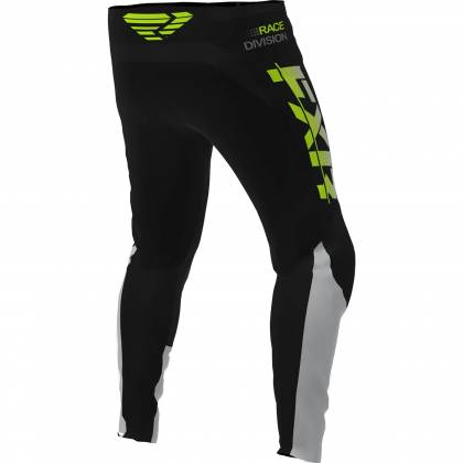 Pantaloni Enduro FXR RACING CLUTCH MX · Negru / Gri / Verde-Fluo  - 1