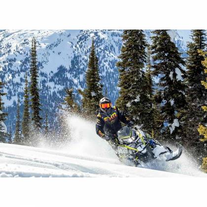 Geacă Snowmobil FXR RACING HELIUM X 2-IN-1 · Negru / Gri / Galben-Fluo  - 8