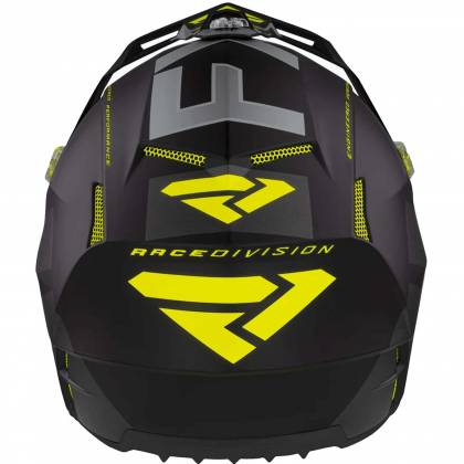 Cască Enduro - Cross - Snowmobil FXR RACING CLUTCH EVO · Negru / Galben-Fluo  - 4