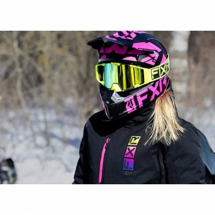 Cască Enduro - Cross - Snowmobil FXR RACING CLUTCH EVO LE · Negru / Auriu  - 10