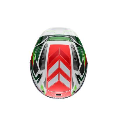Cască Moto Integrală SHOEI X-SPR PRO Escalate TC-4 · Roșu / Alb / Verde  - 5