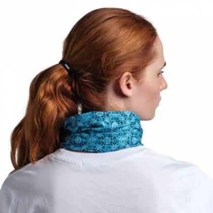 Bandană Tubulară Multifunctională BUFF COOLNET UV+ BALMOR POOL · Albastru  - 4