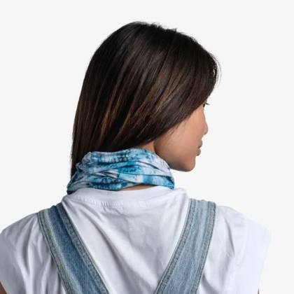 Bandană Tubulară Multifunctională BUFF COOLNET UV+ BLAUW TURQUOISE · Albastru / Gri  - 4