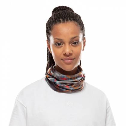 Bandană Tubulară Multifunctională BUFF COOLNET UV+ WILD MULTI · Gri / Roșu / Portocaliu  - 4