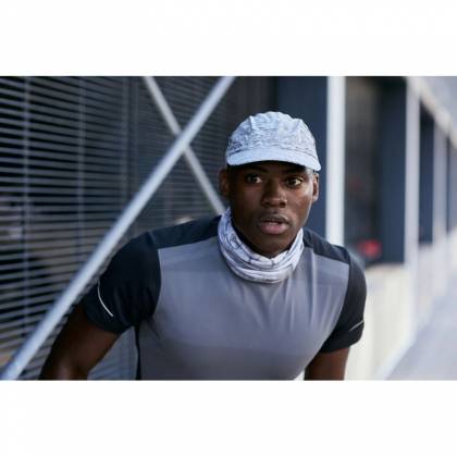 Bandană Tubulară Multifunctională BUFF COOLNET UV+ BARRIERS FOG GREY · Gri  - 4