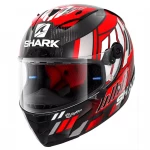 Cască Moto Integrală SHARK RACE-R PRO CARBON REPLICA ZARCO SPEEDBLOCK · Negru / Roșu / Alb