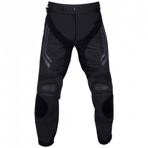 Pantaloni Moto din Piele & Textil RICHA MATRIX 2 · Negru / Gri 