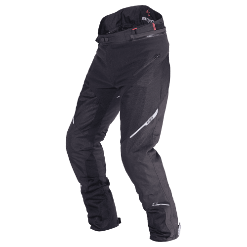 Pantaloni Moto din Textil SIXGEAR DRAKE · Negru 