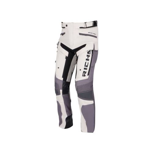 Pantaloni Moto din Textil RICHA INFINITY 2 ADVENTURE Short · Gri / Negru 