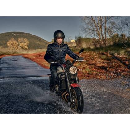 Geacă Moto din Textil SEGURA PATROL · Albastru  - 4