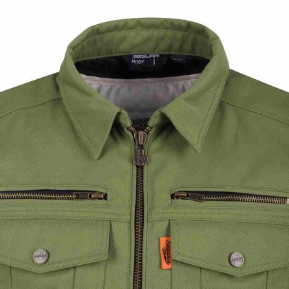 Geacă Moto din Textil SEGURA PATROL · Verde  - 4