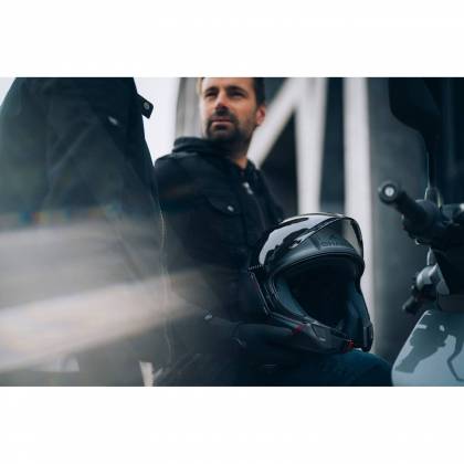 Cască Moto Open-Face SHARK CITYCRUISER KRESTONE · Gri Mat / Negru / Roșu  - 8