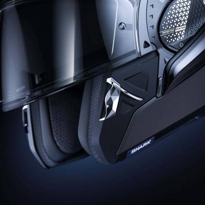 Cască Moto Modulară SHARK EVO GT BLANK · Albastru  - 5