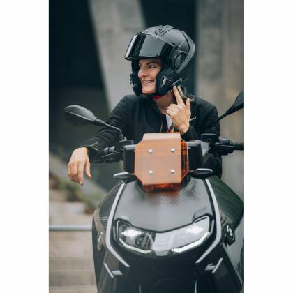 Cască Moto Modulară SHARK EVO GT SEAN · Roșu / Negru  - 6