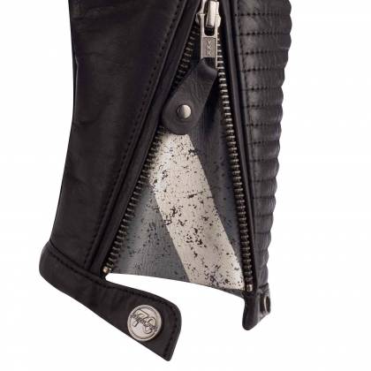 Geacă Moto din Piele SEGURA RIVERTON · Negru  - 8