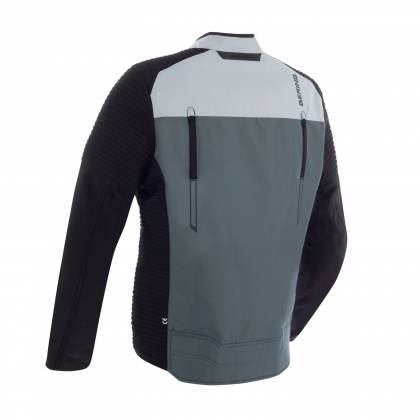 Geacă Moto din Textil BERING CROSSER · Gri / Albastru / Negru  - 5