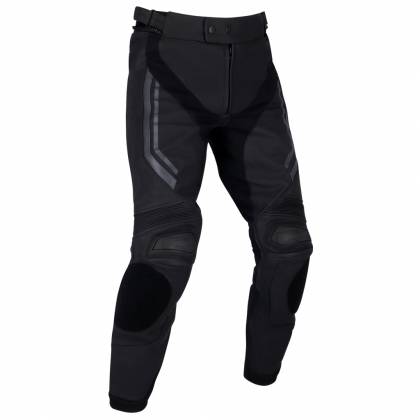 Pantaloni Moto din Piele & Textil RICHA MATRIX 2 · Negru / Gri  - 2