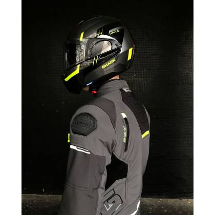 Cască Moto Modulară SHARK EVO ES KRYD · Negru / Gri / Galben  - 4