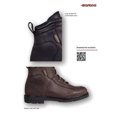 Ghete Moto GoreTex & Piele Naturală DAYTONA AC CLASSICS GTX · Negru  - 13