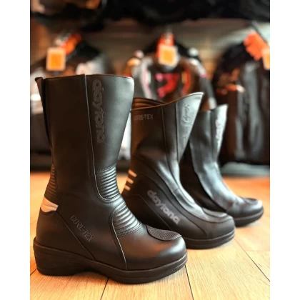 Cizme Moto Damă Touring GoreTex & Piele Naturală DAYTONA LADY PILOT GTX · Negru  - 4