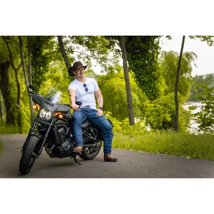 Cizme Cowboy Unisex din Piele Naturală SENDRA BOOTS 7862 Seta Sprinter Chocolate-Evolution Tang · Maro  - 6